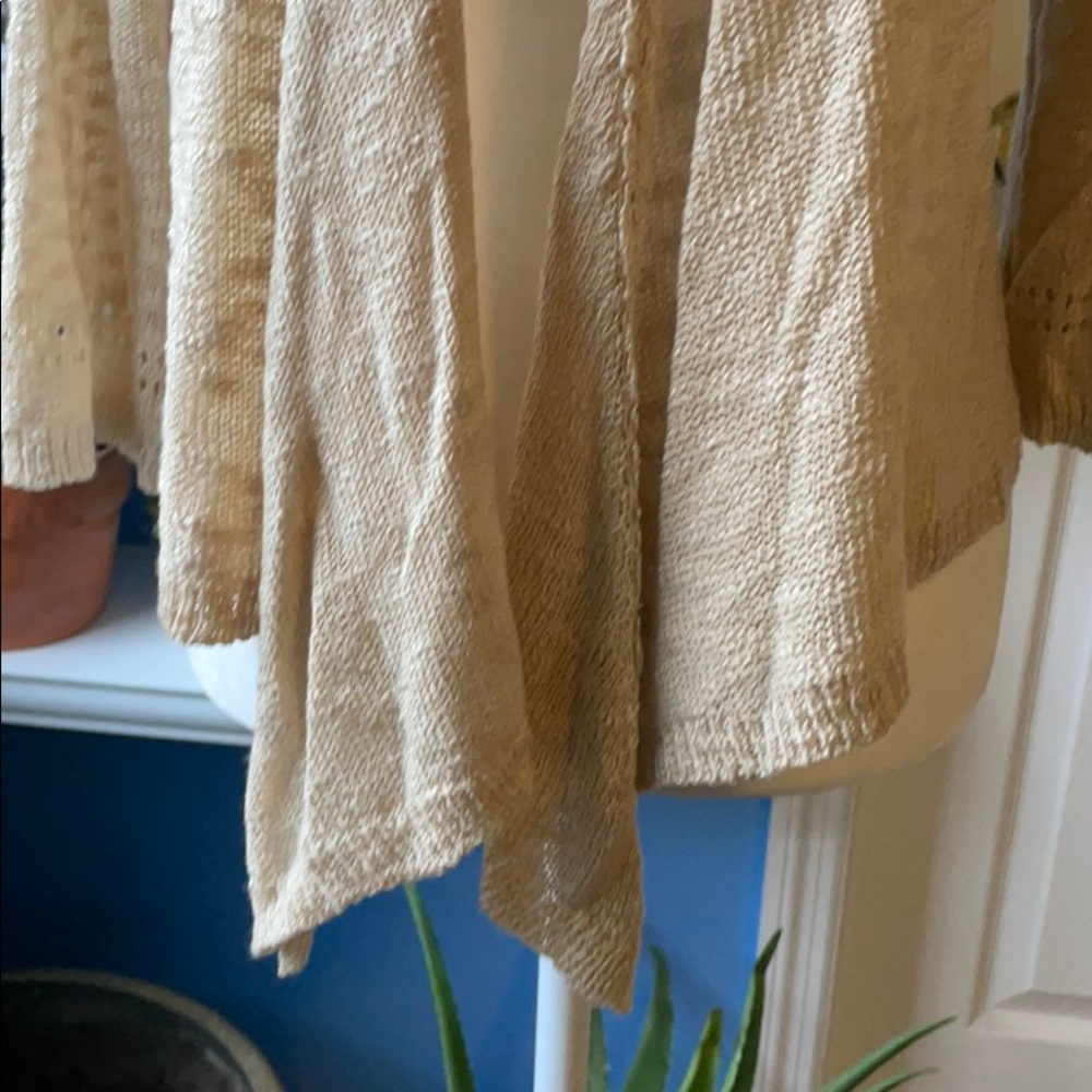 🌺Beige open front cardigan🌺 - Picture 2 of 7